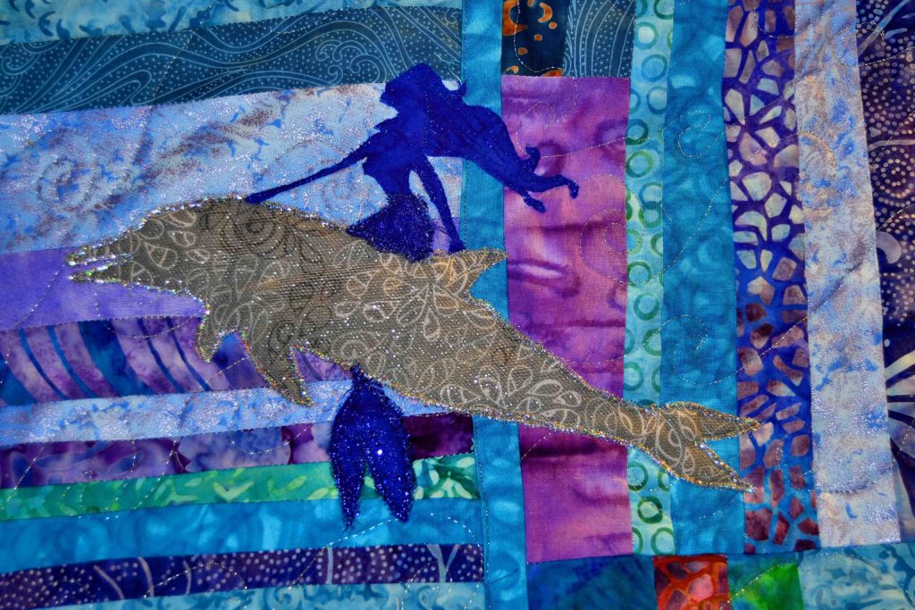 Quilting Digest - Fabric panels that have motifs in squares of various  sizes often offer great opportunities for creativity. The following example  is one way to give such a panel your own