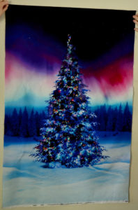 Christmas Tree original panel - un-fractured