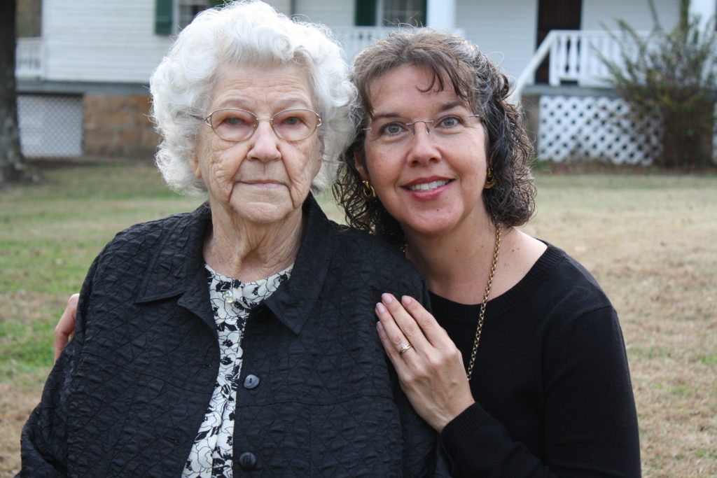 Unique Artist Shawnna with her best quilt memory provider - Granny